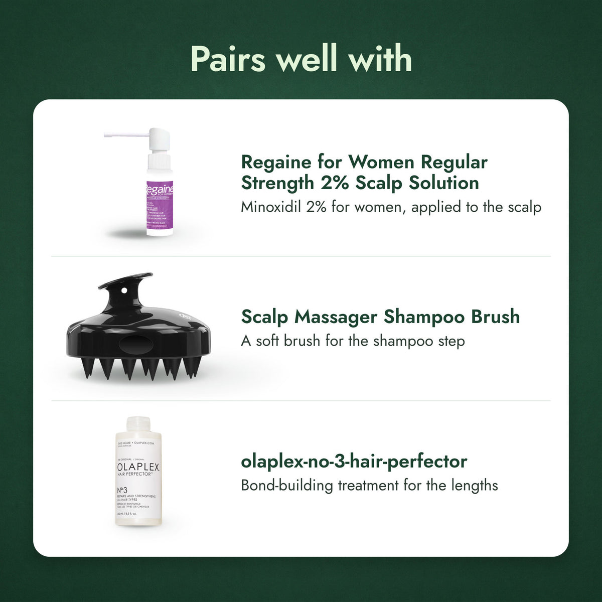 Nutrafol Women: free gifts and what goes with it