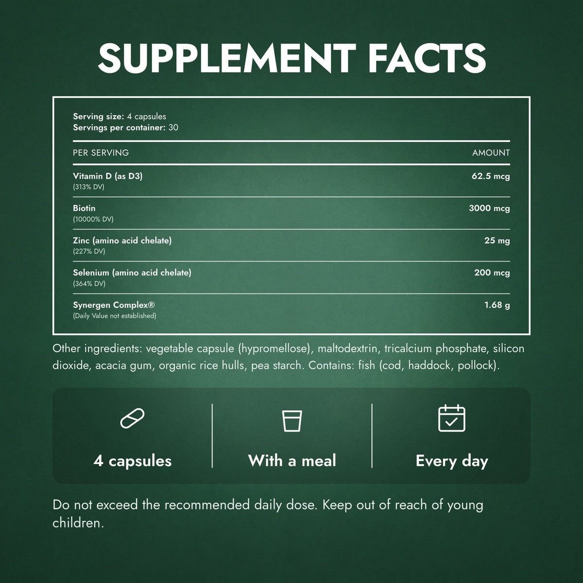 Supplement Facts: Nutrafol Women