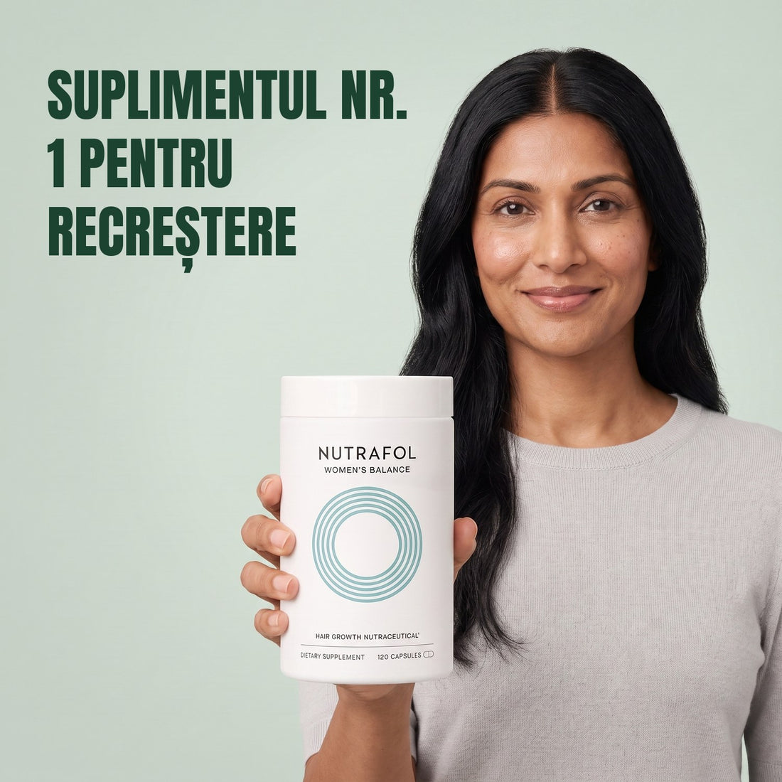 Nutrafol for Women 45+ — 4 jars of 120 capsules, 4 month supply
