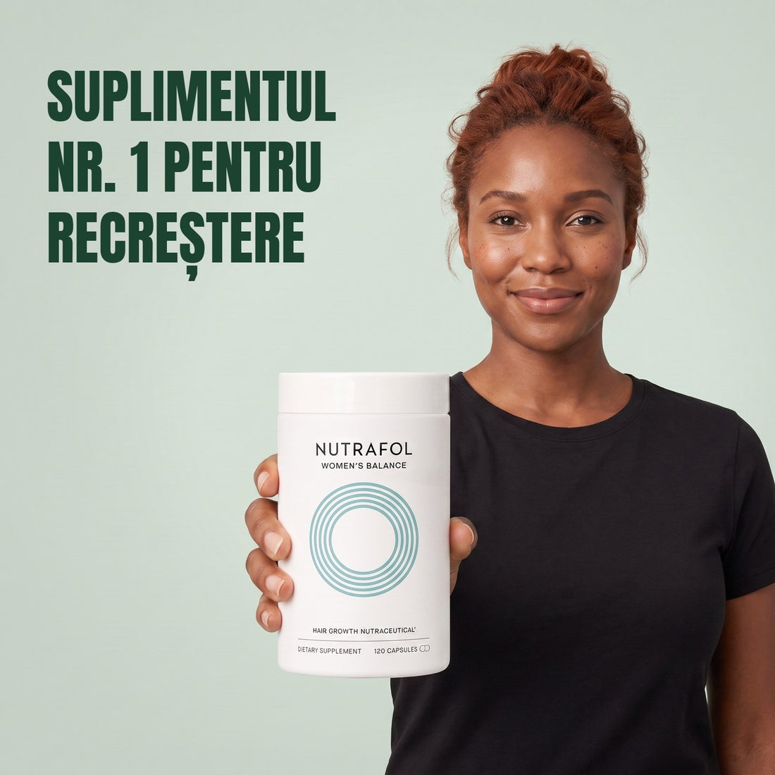 Nutrafol pentru femei 45+ — 5 borcane a 120 capsule, rezervă pentru 5 luni