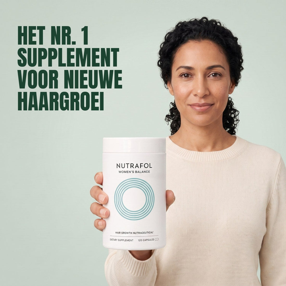 Nutrafol voor vrouwen 45+ — 6 potten van 120 capsules, 6 maanden voorraad