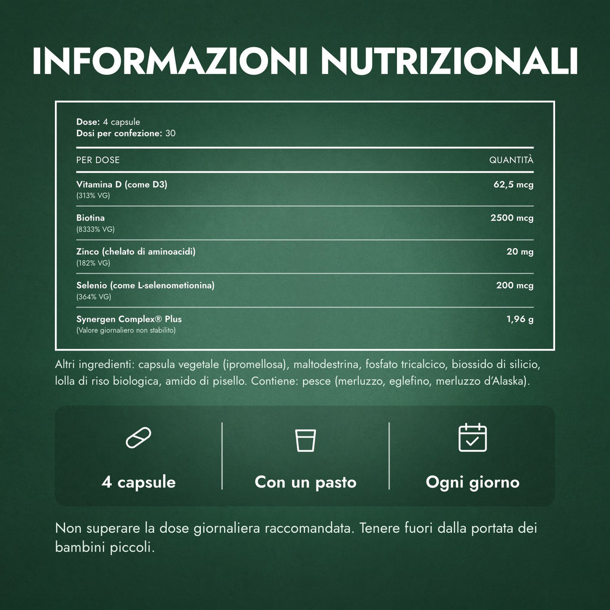 Informazioni nutrizionali: Nutrafol Women's Balance