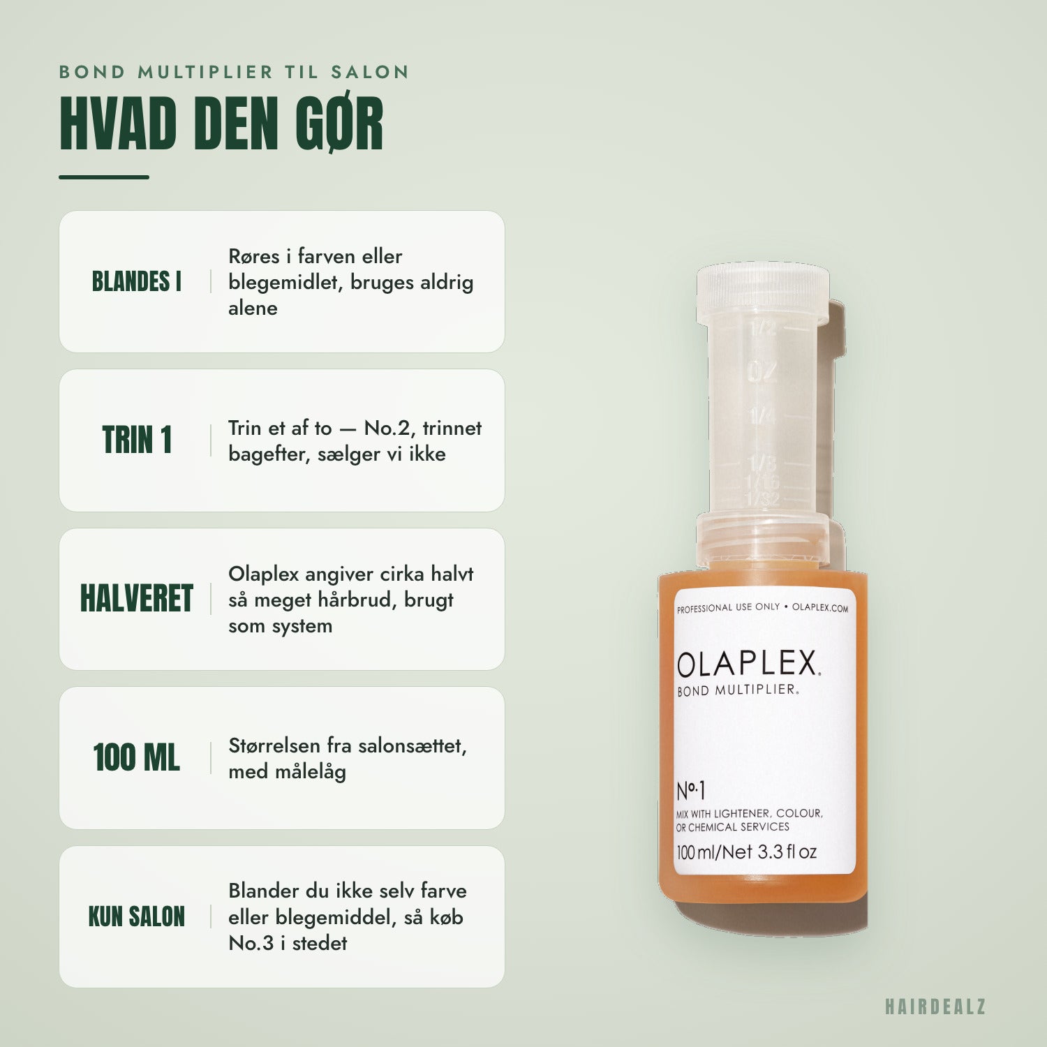 Det, Olaplex No.1 gør