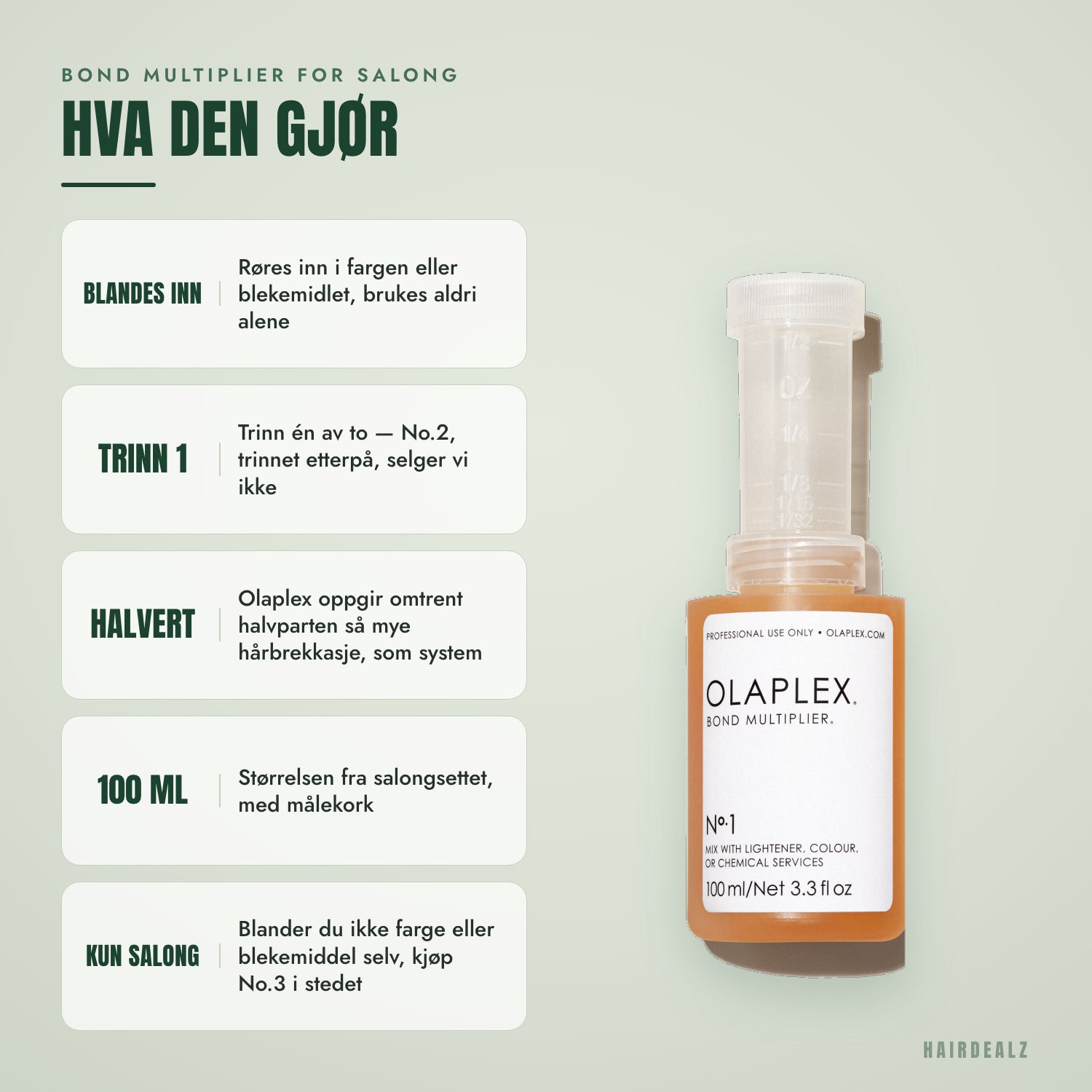 Hva Olaplex No.1 gjør
