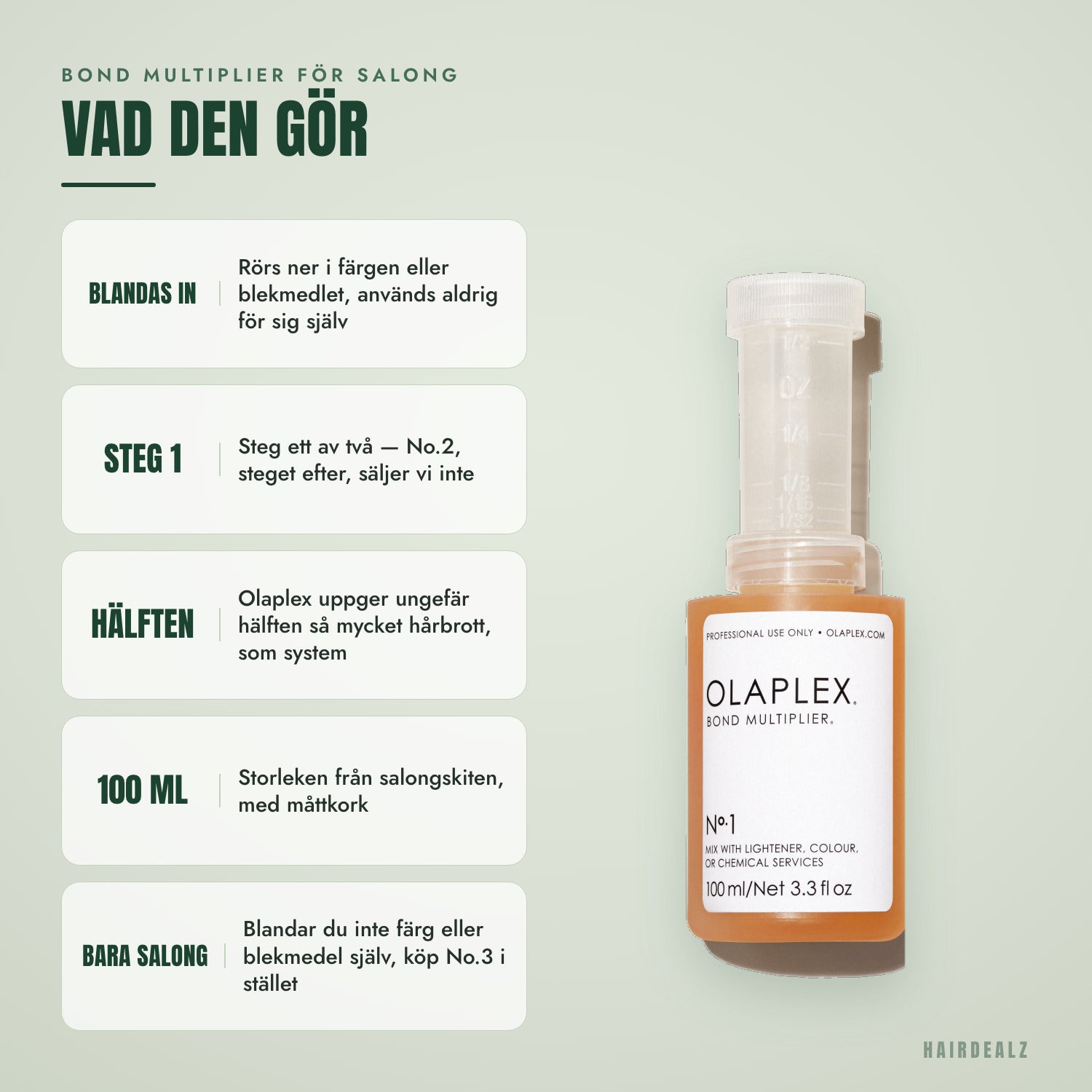 Vad Olaplex No.1 gör