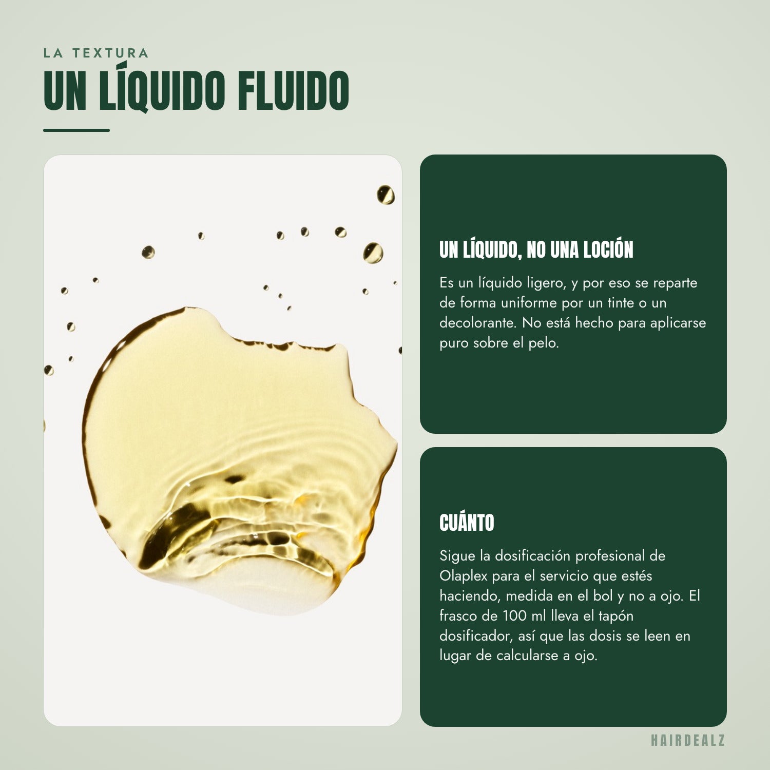 La textura de Olaplex No.1