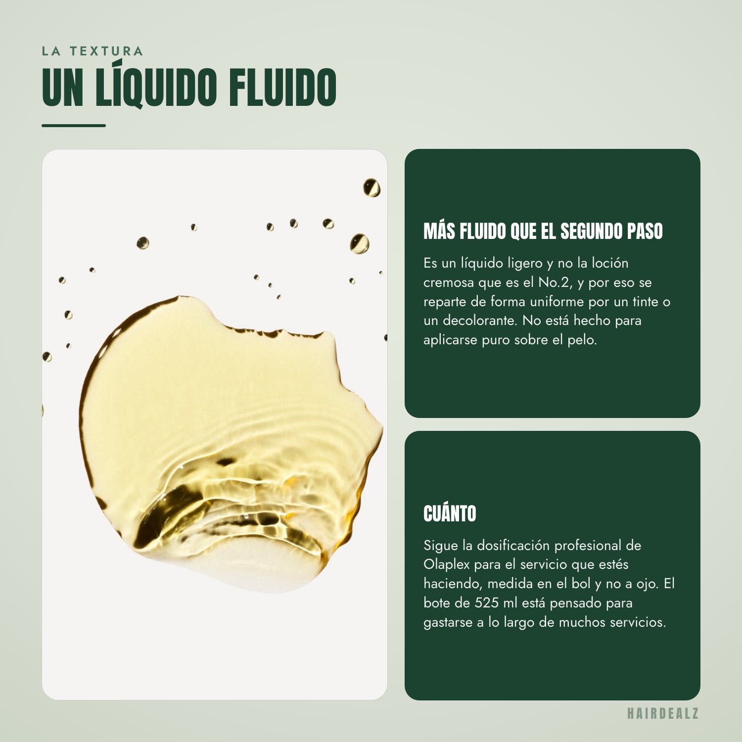La textura de Olaplex No.1