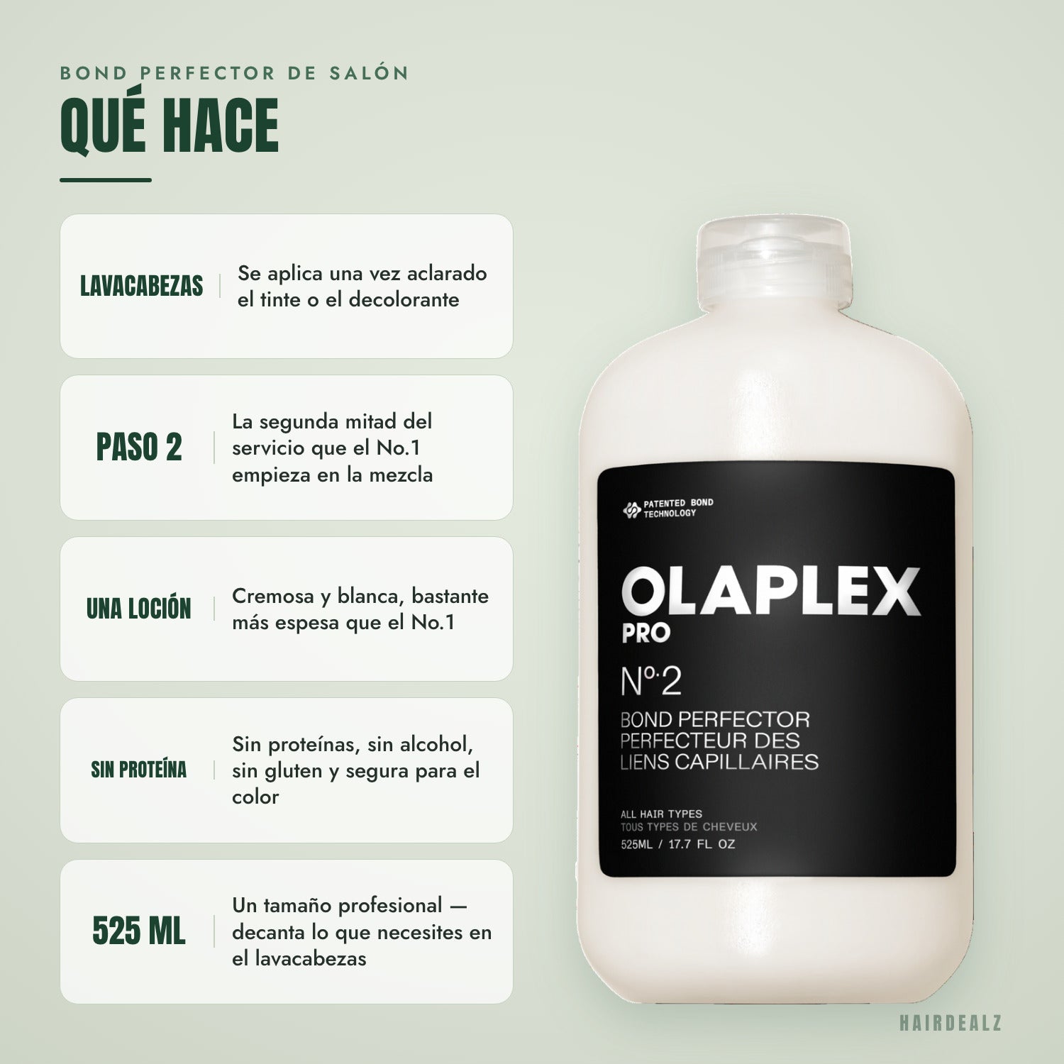 Qué hace Olaplex No.2