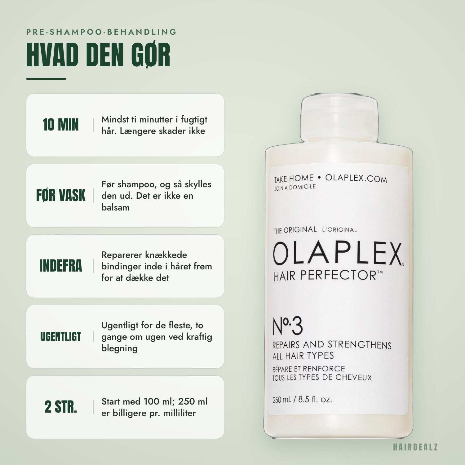 Det, Olaplex No.3 gør