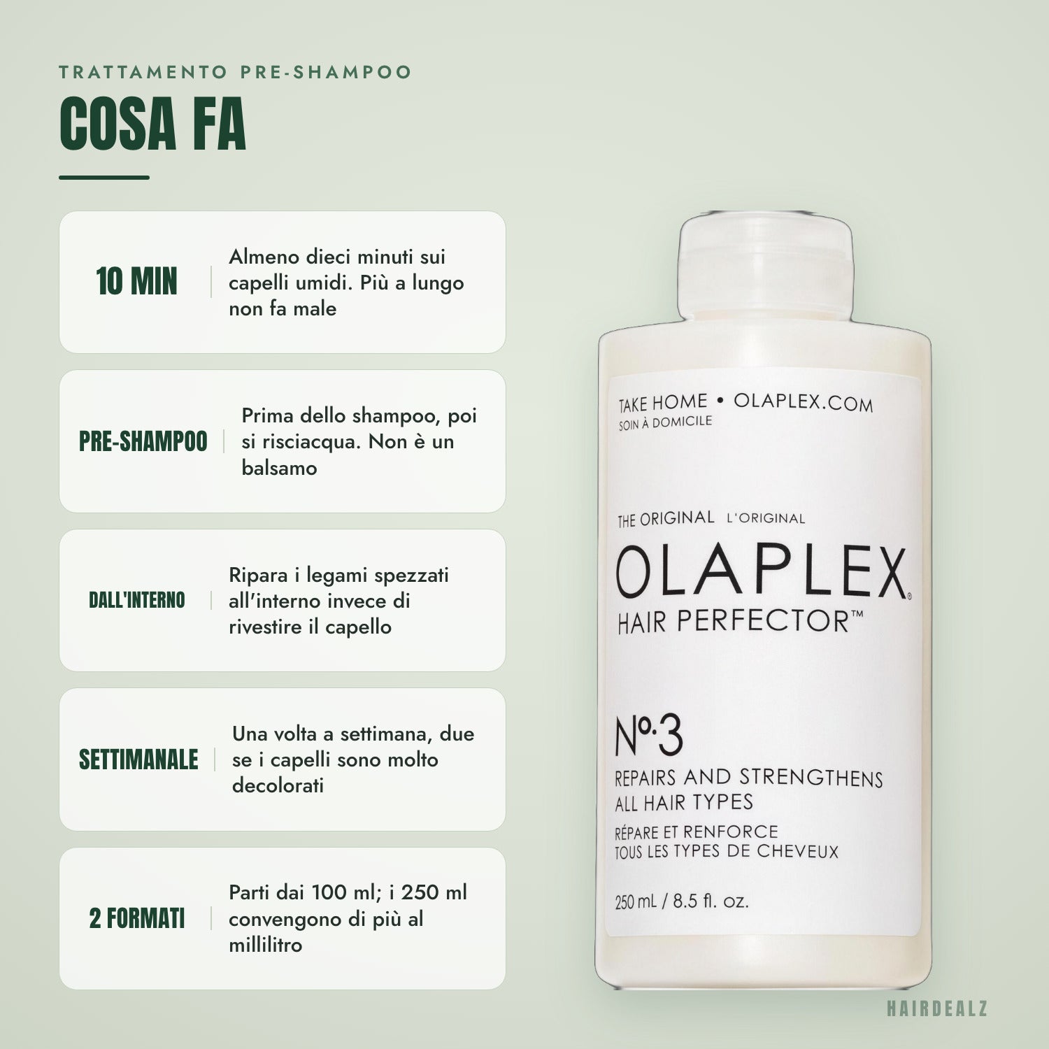 Cosa fa Olaplex No.3