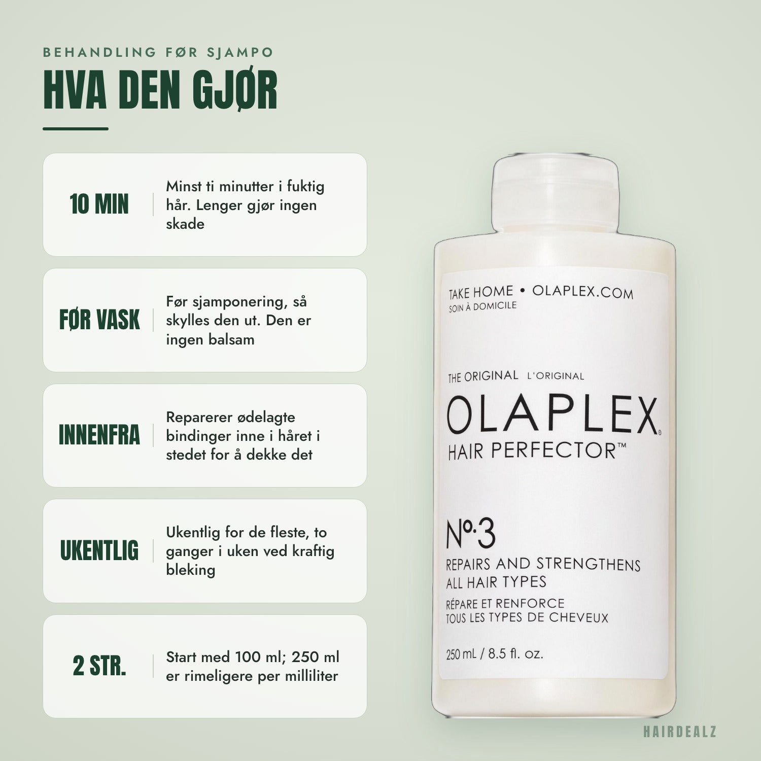 Hva Olaplex No.3 gjør