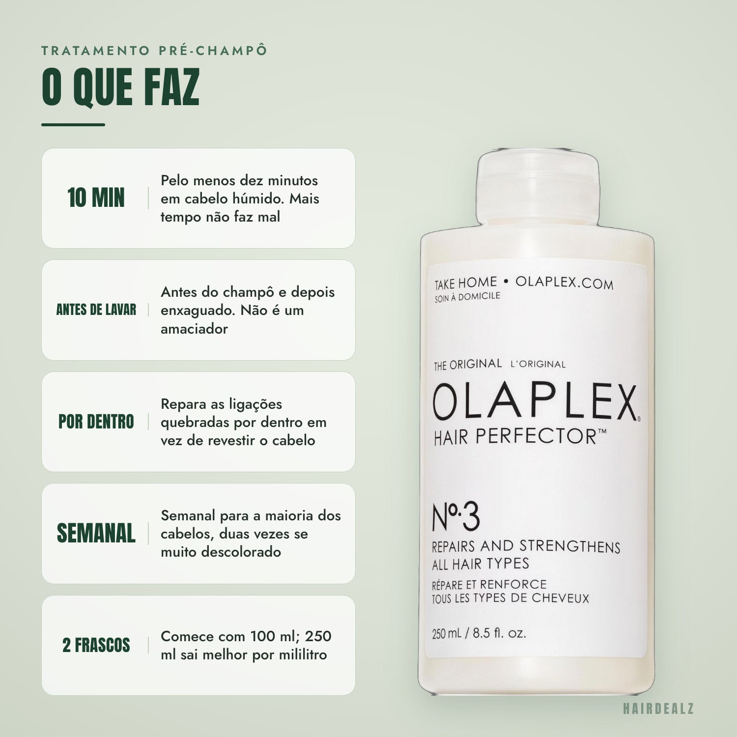 O que faz o Olaplex No.3