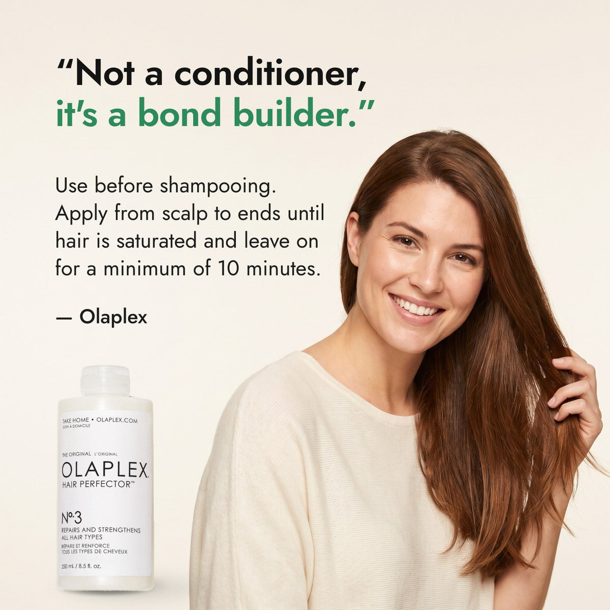 Not a conditioner, it's a bond builder. — Olaplex