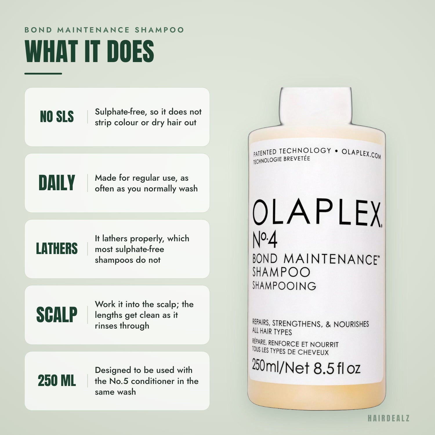 What Olaplex No.4 does
