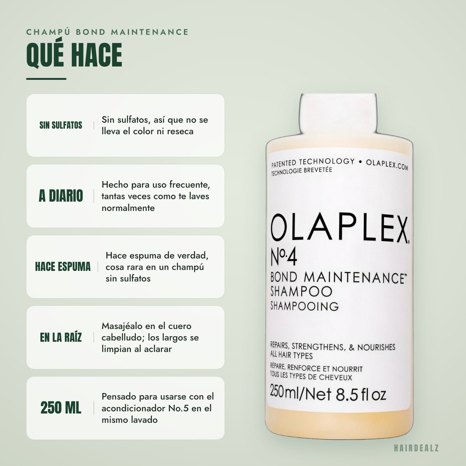 Qué hace Olaplex No.4