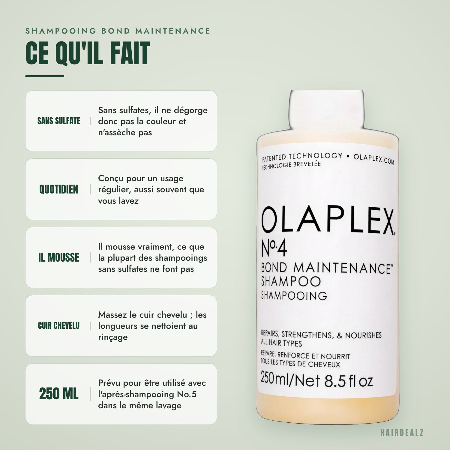 Ce que fait Olaplex No.4
