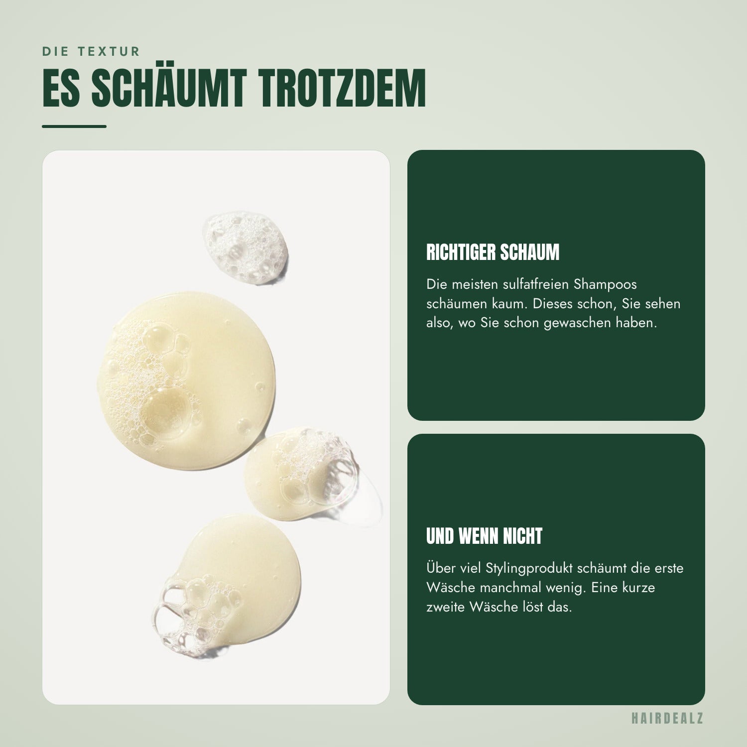 Die Textur von Olaplex No.4