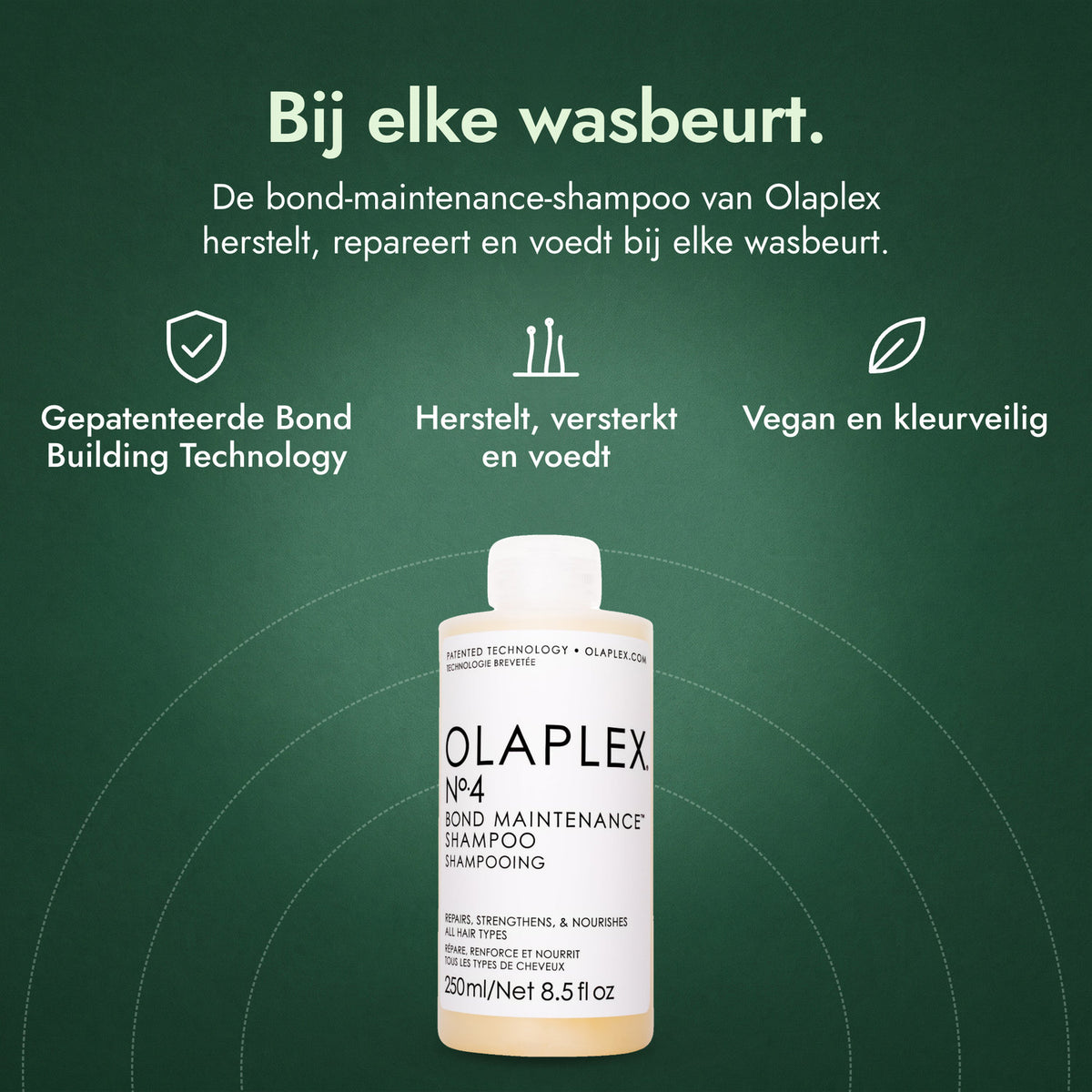 Olaplex No.4 Bond Maintenance Shampoo: Bij elke wasbeurt. Gepatenteerde Bond Building Technology, Herstelt, versterkt en voedt, Vegan en kleurveilig