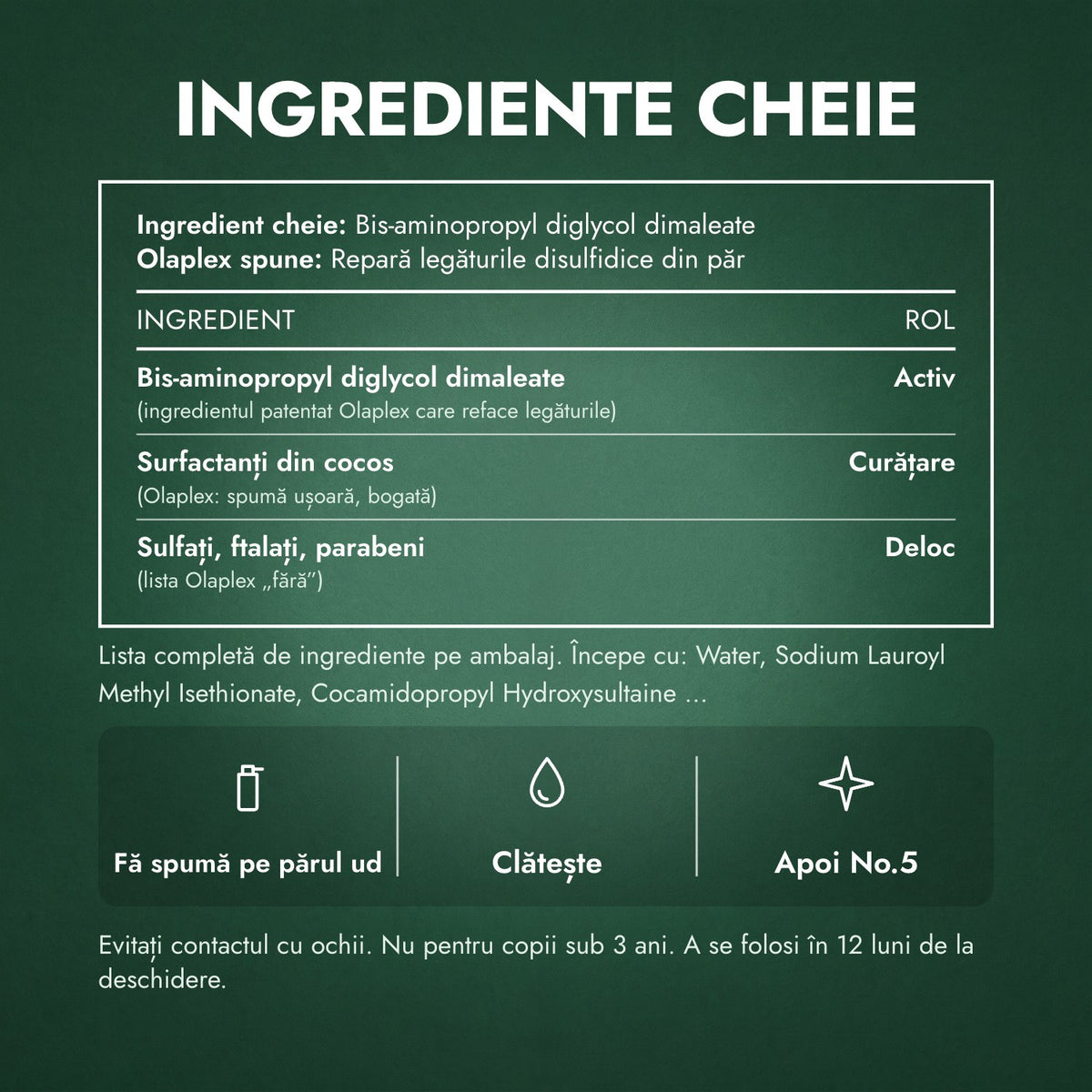 Ingrediente cheie: Olaplex No.4 Bond Maintenance șampon