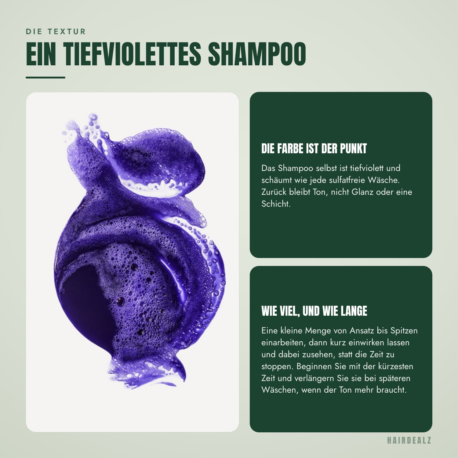 Die Textur von Olaplex No.4P