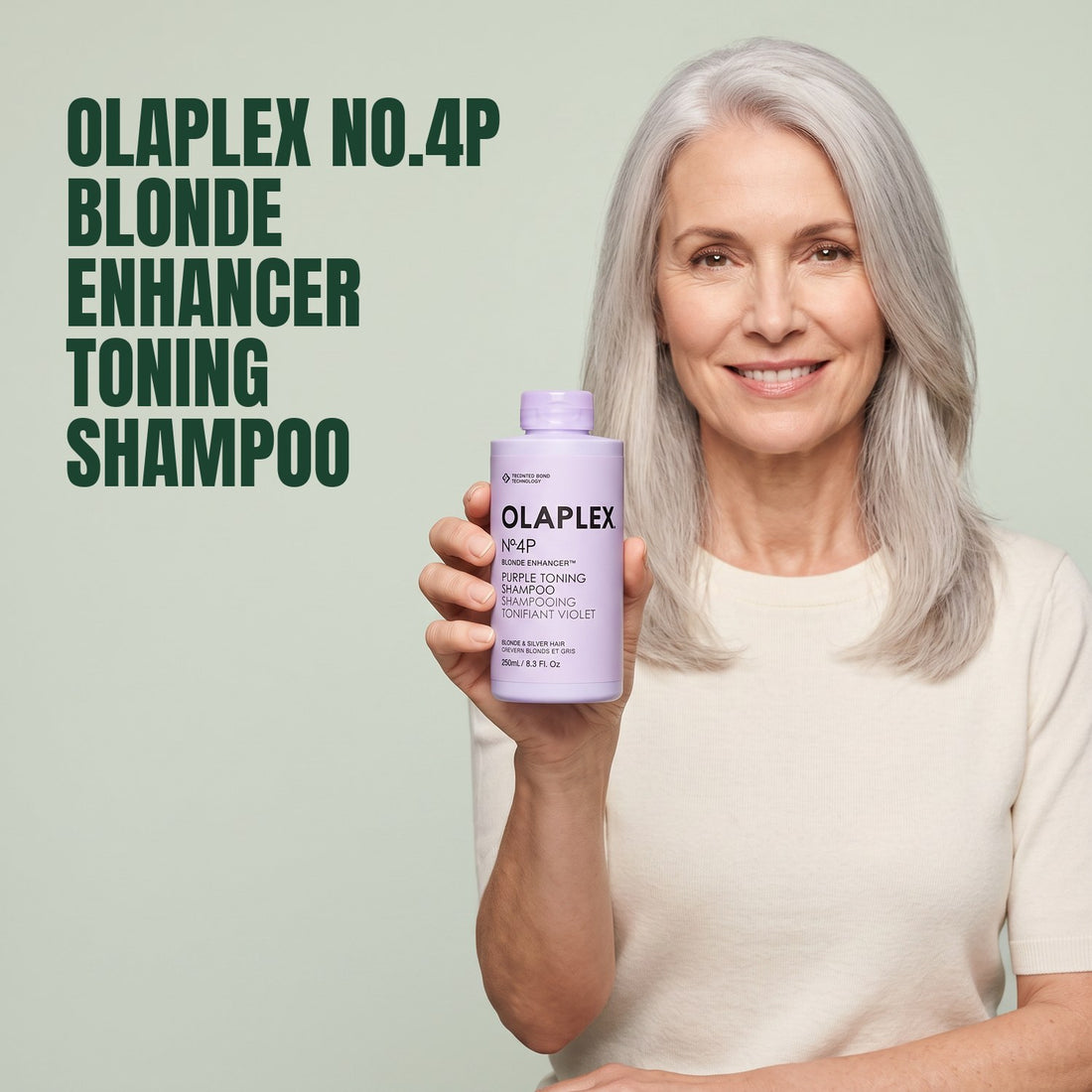Olaplex No.4P Blonde Enhancer Toning Shampoo 250ml bottle