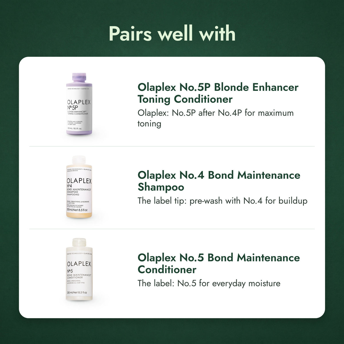 Olaplex No.4P Blonde Enhancer Toning Shampoo: free gifts and what goes with it