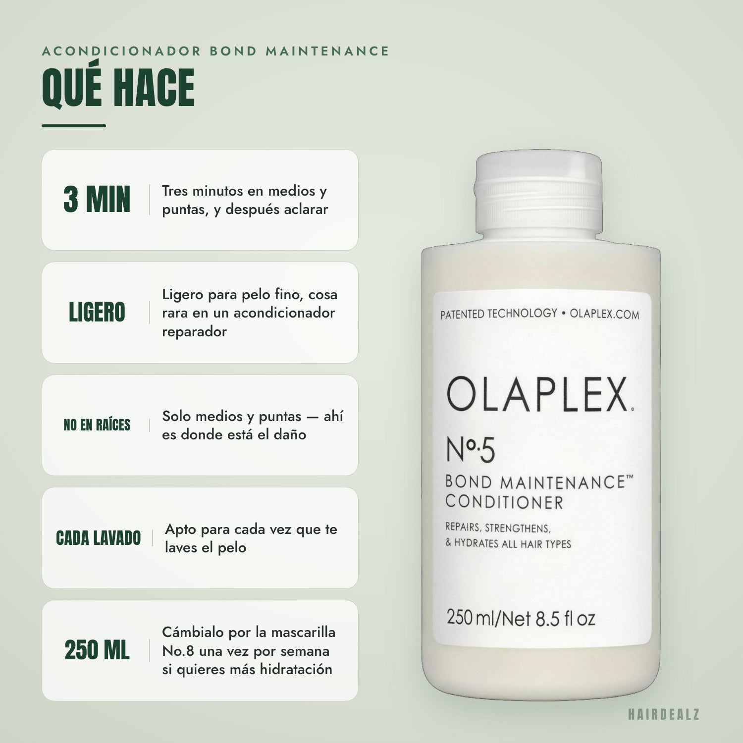 Qué hace Olaplex No.5