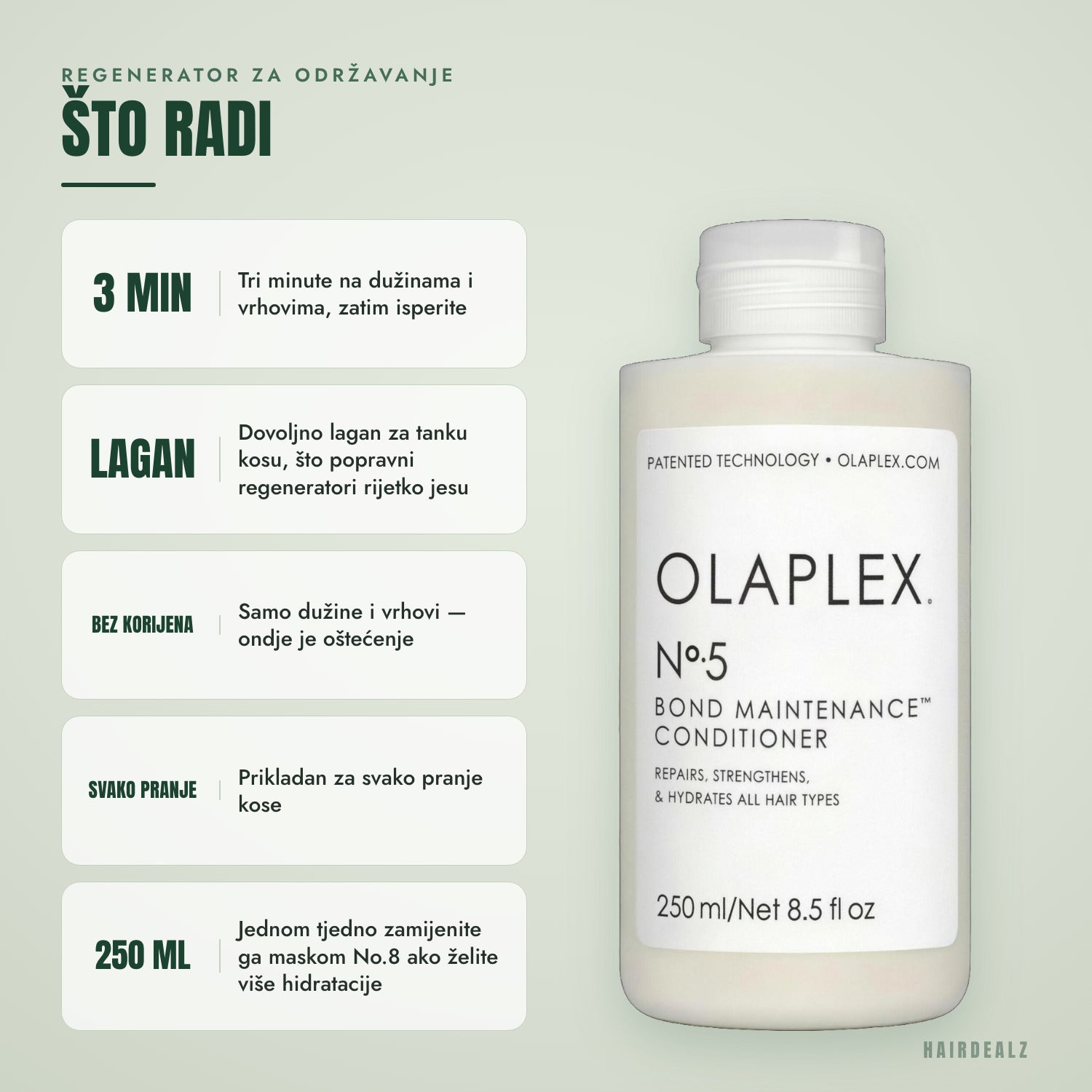 Što radi Olaplex No.5