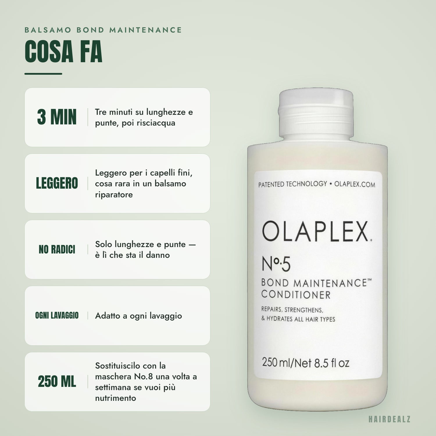 Cosa fa Olaplex No.5