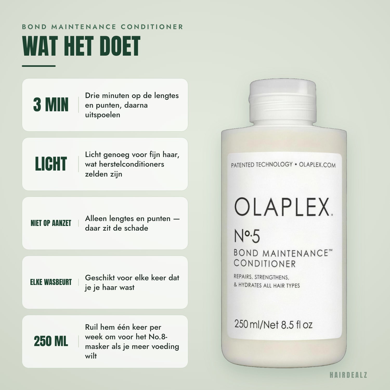 Wat Olaplex No.5 doet