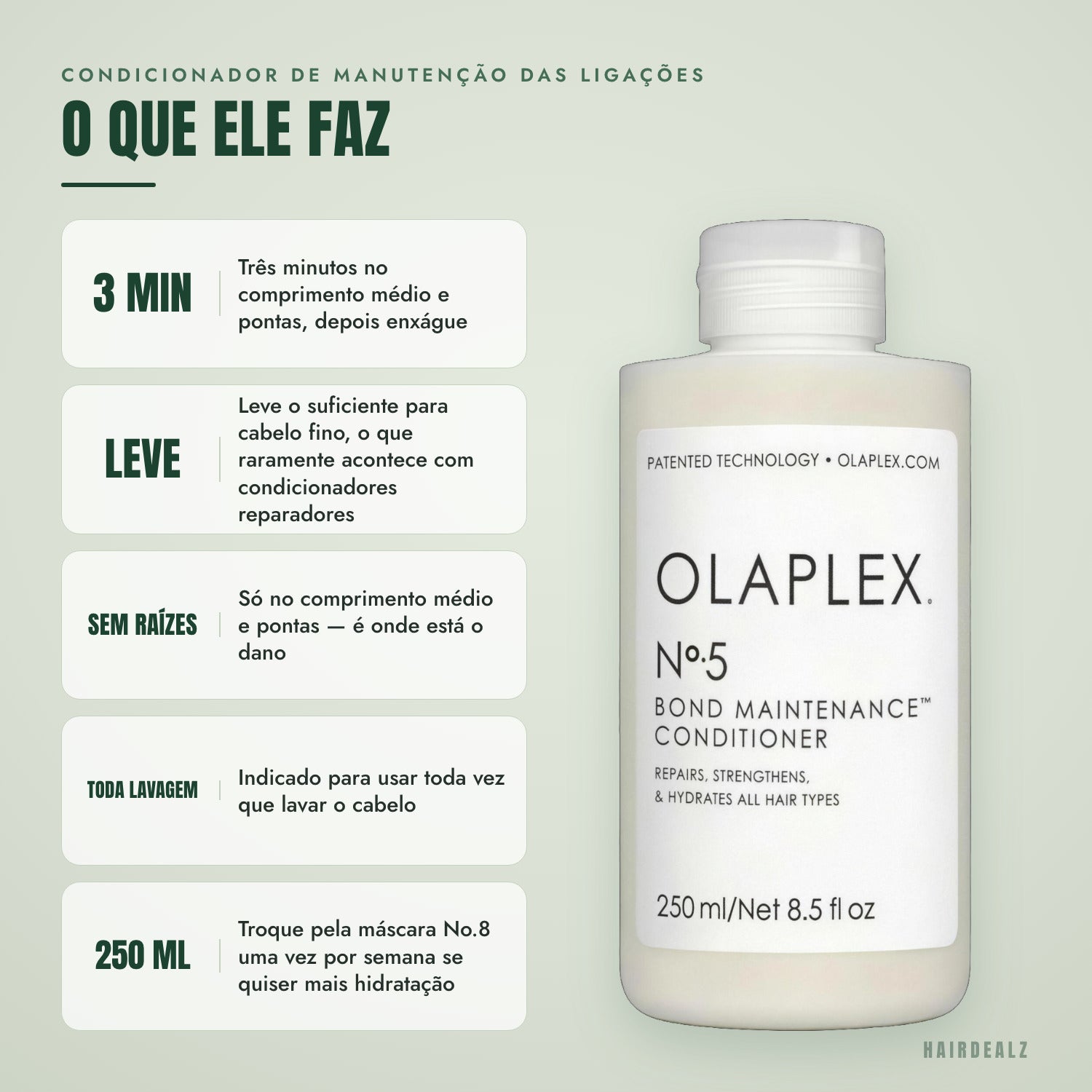 O que o Olaplex No.5 faz