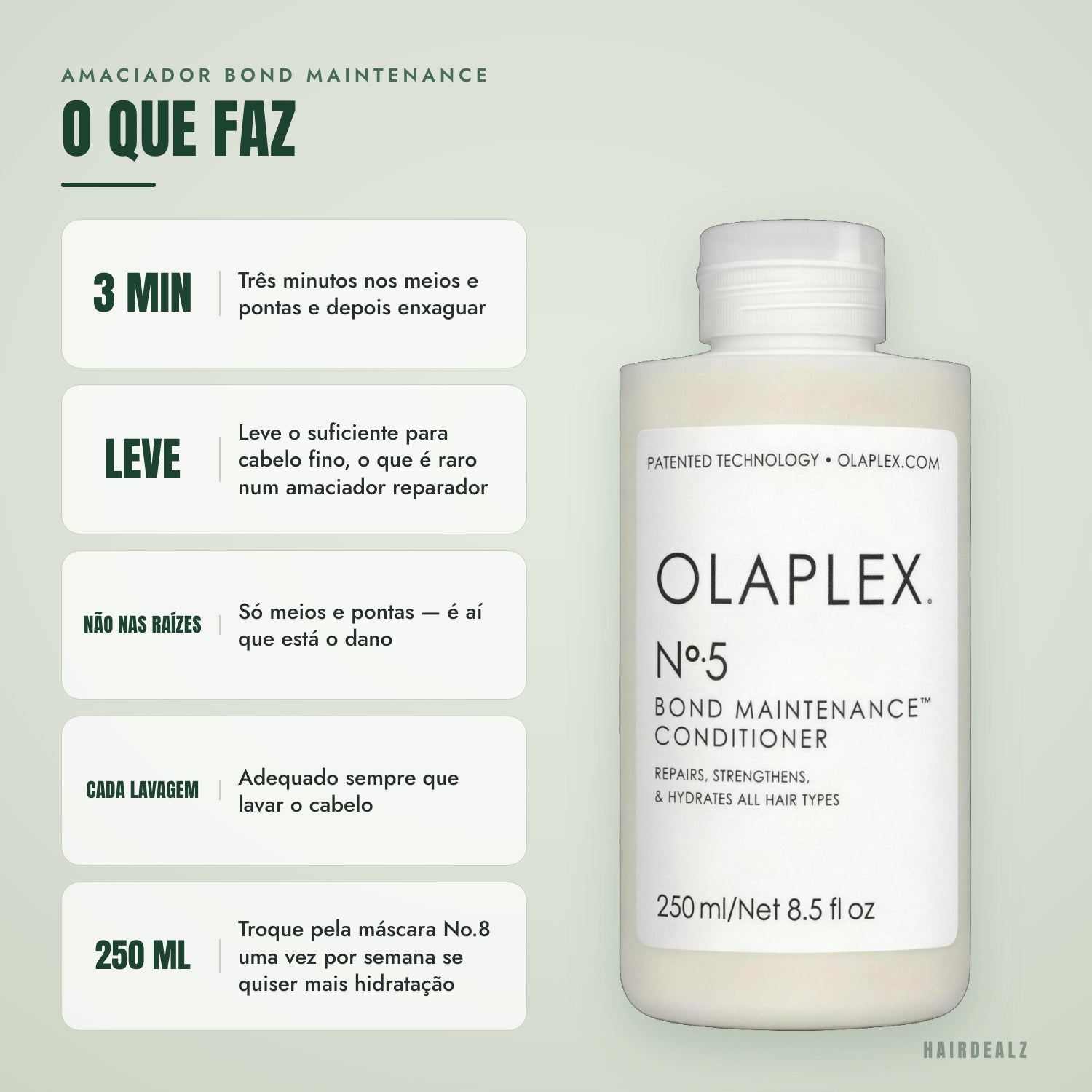 O que faz o Olaplex No.5