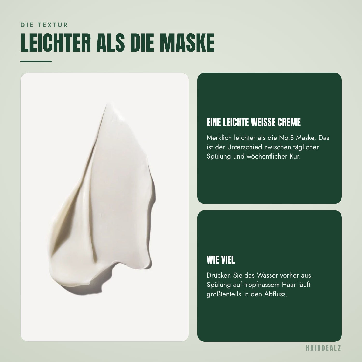 Die Textur von Olaplex No.5