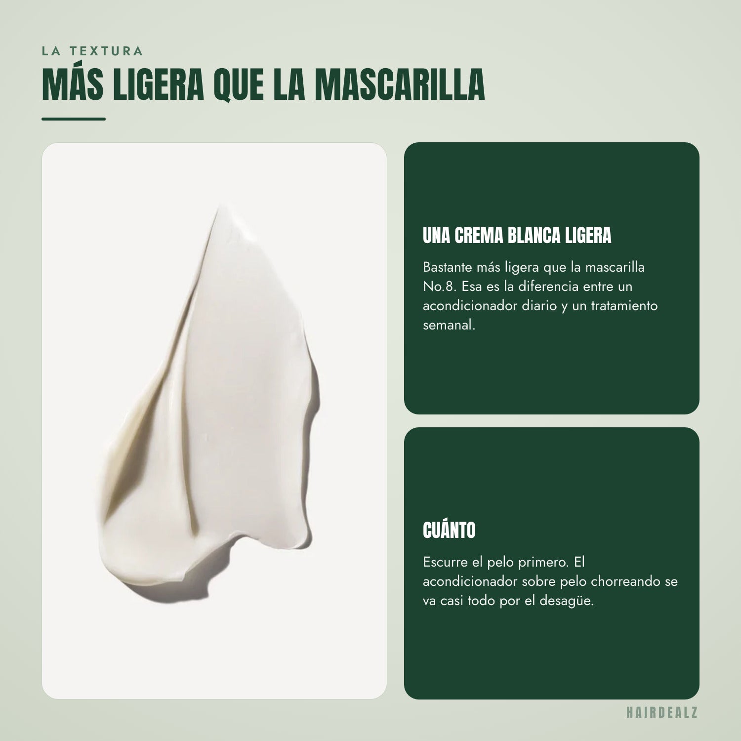 La textura de Olaplex No.5
