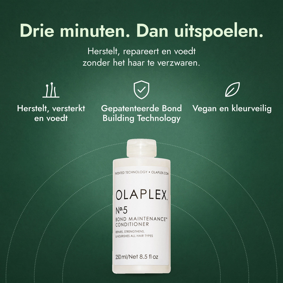 Olaplex No.5 Bond Maintenance Conditioner: Drie minuten. Dan uitspoelen. Herstelt, versterkt en voedt, Gepatenteerde Bond Building Technology, Vegan en kleurveilig