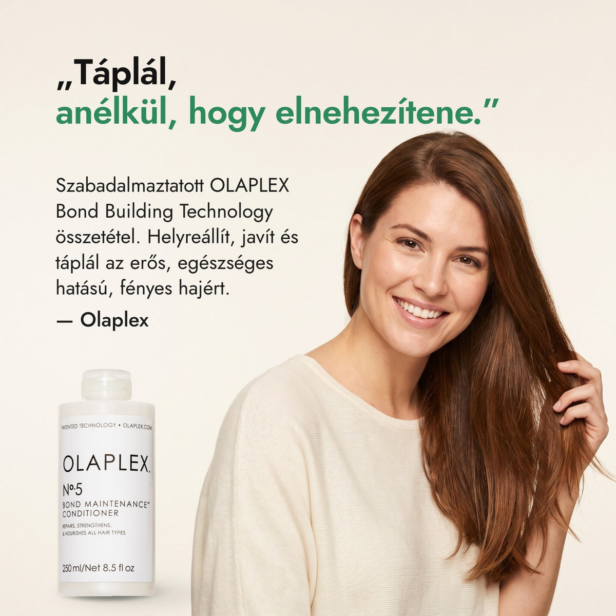Táplál, anélkül, hogy elnehezítene. — Olaplex