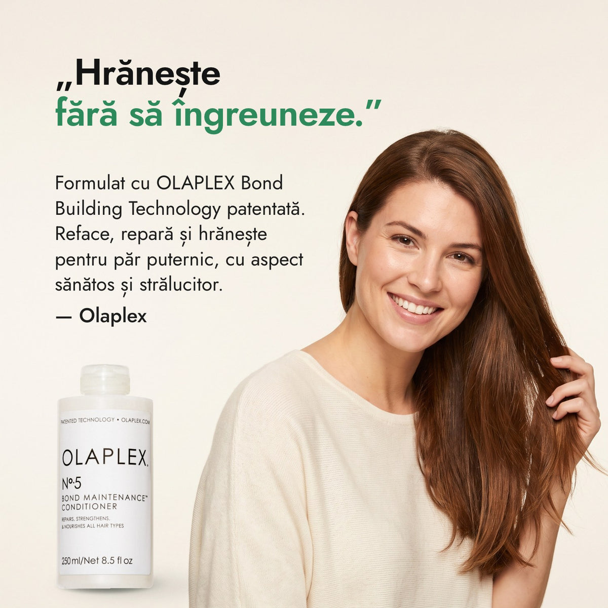 Hrănește fără să îngreuneze. — Olaplex