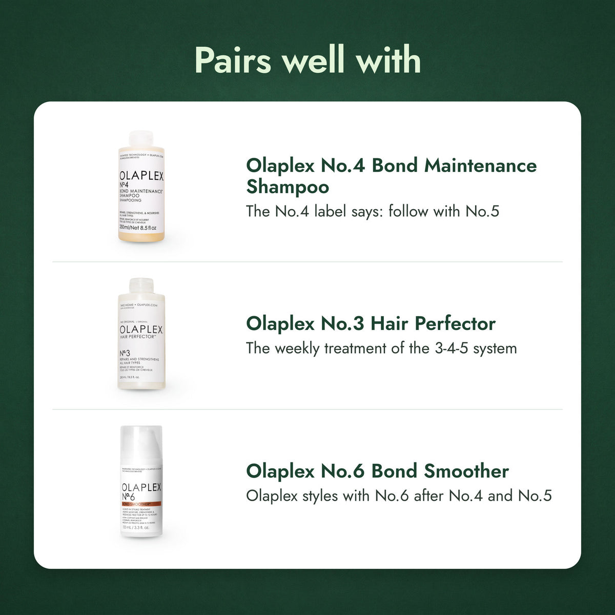 Olaplex No.5 Bond Maintenance Conditioner: free gifts and what goes with it