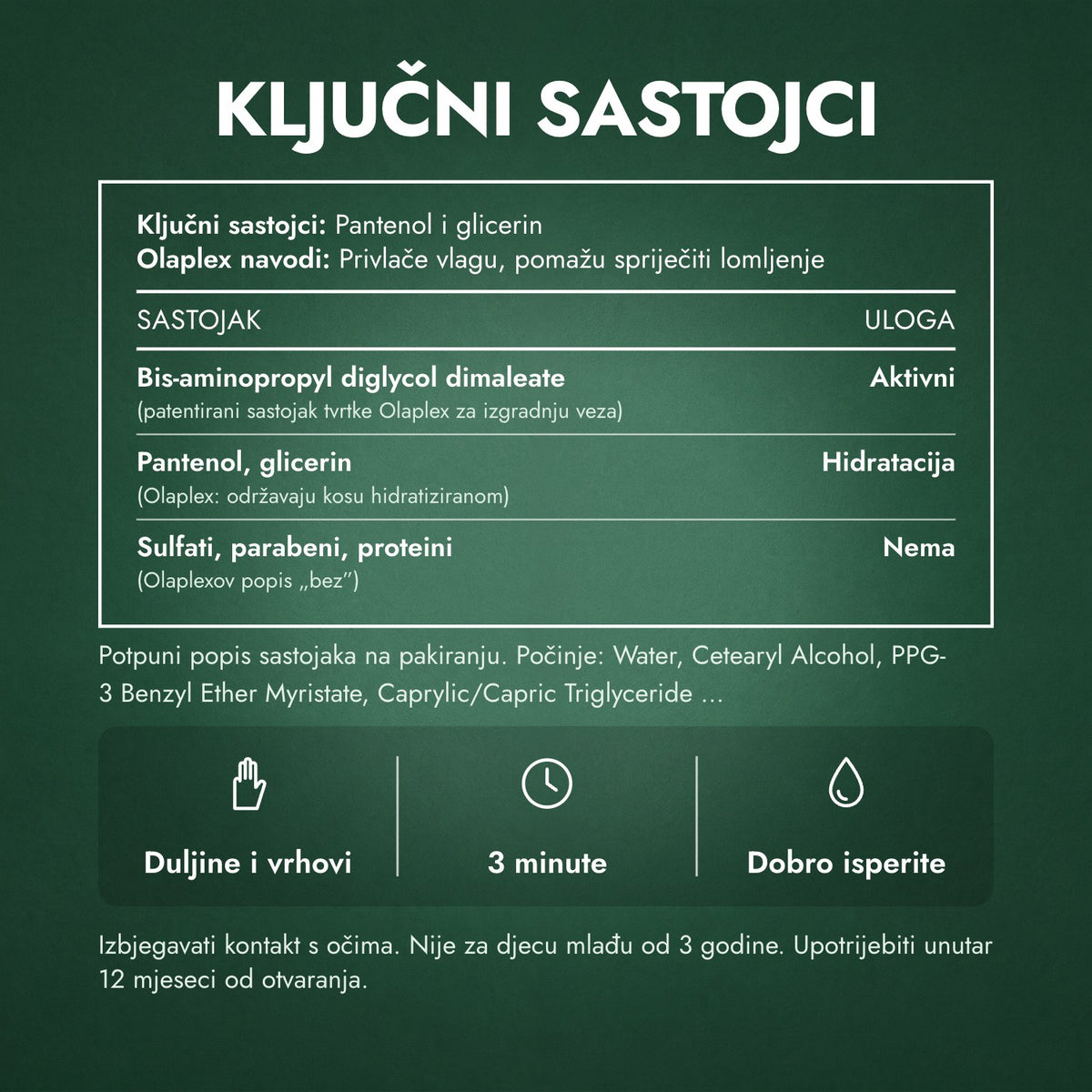 Ključni sastojci: Olaplex No.5 Bond Maintenance Conditioner