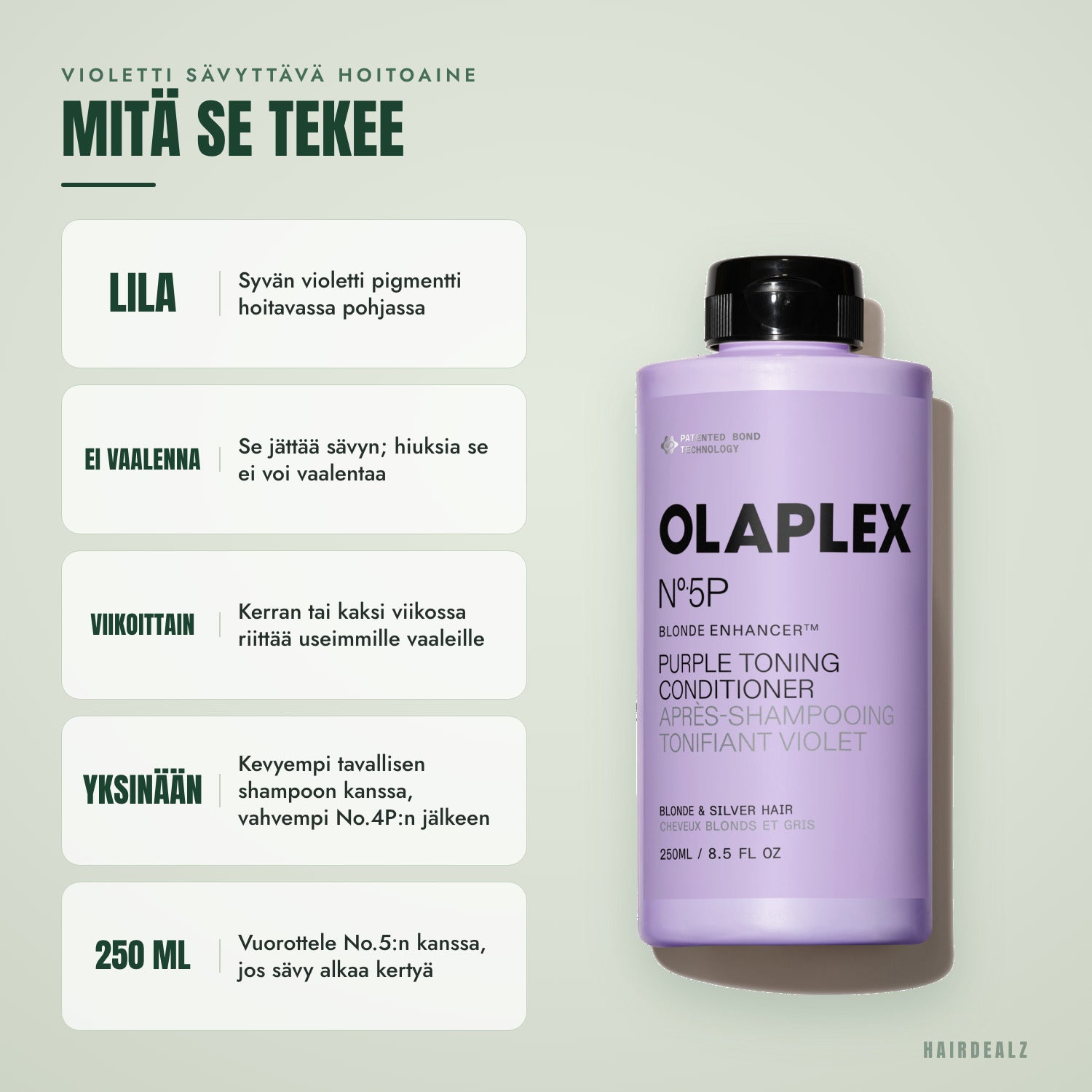 Mitä Olaplex No.5P tekee