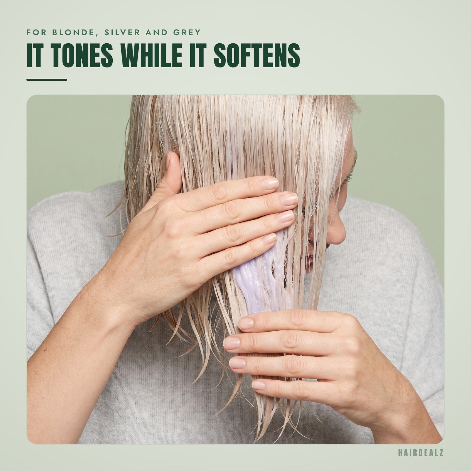 Olaplex No.5P in use against a green background