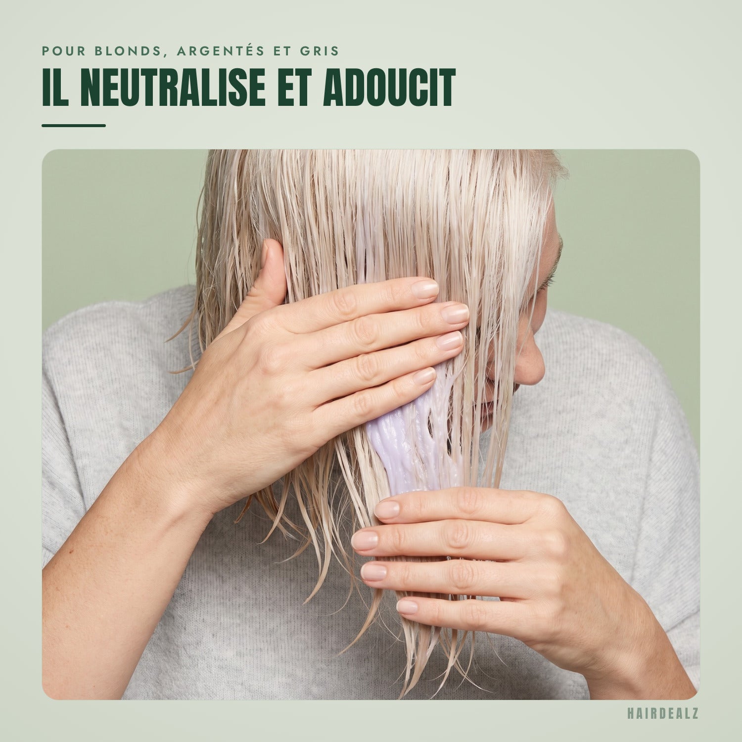Olaplex No.5P in use against a green background