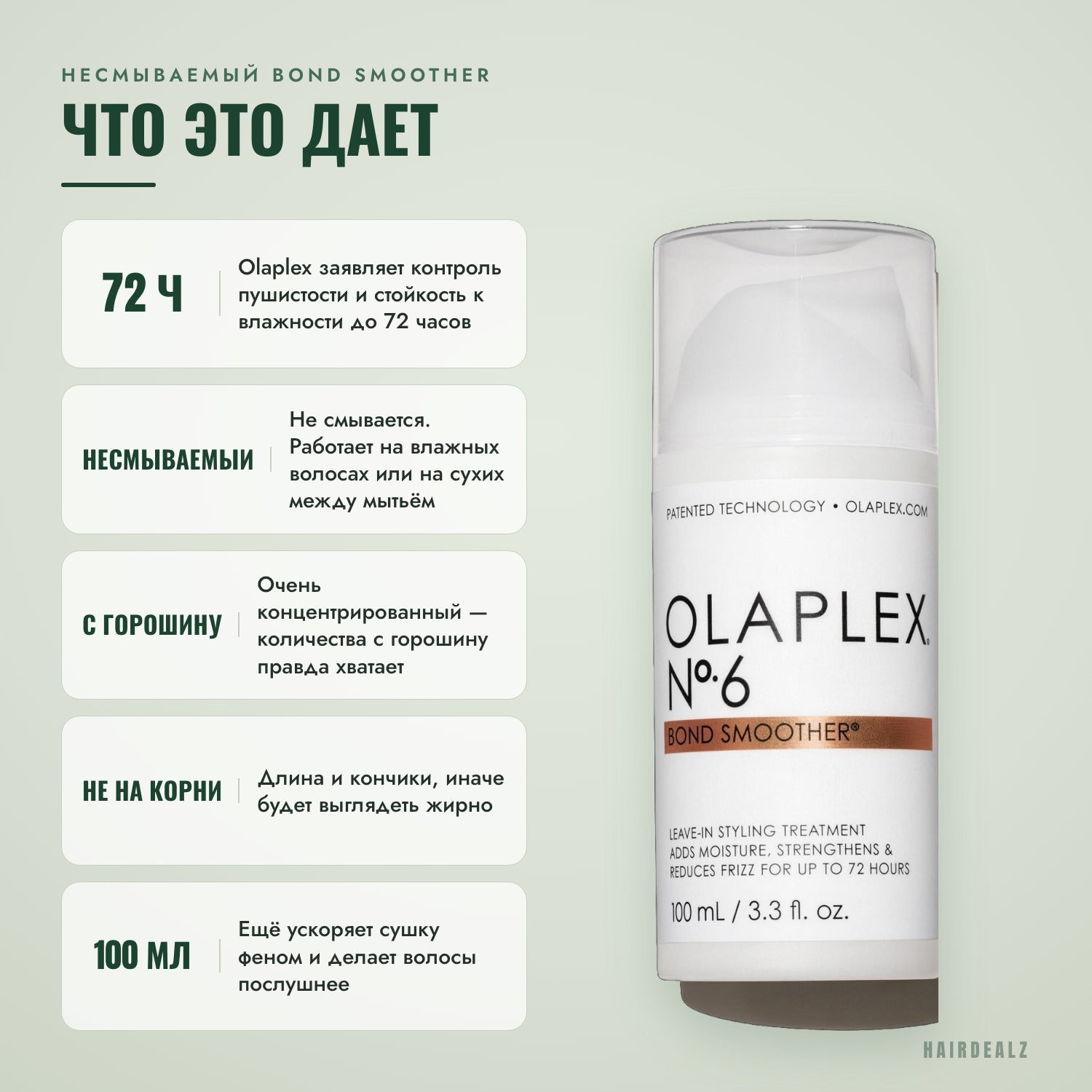 Для чего нужен Olaplex No.6
