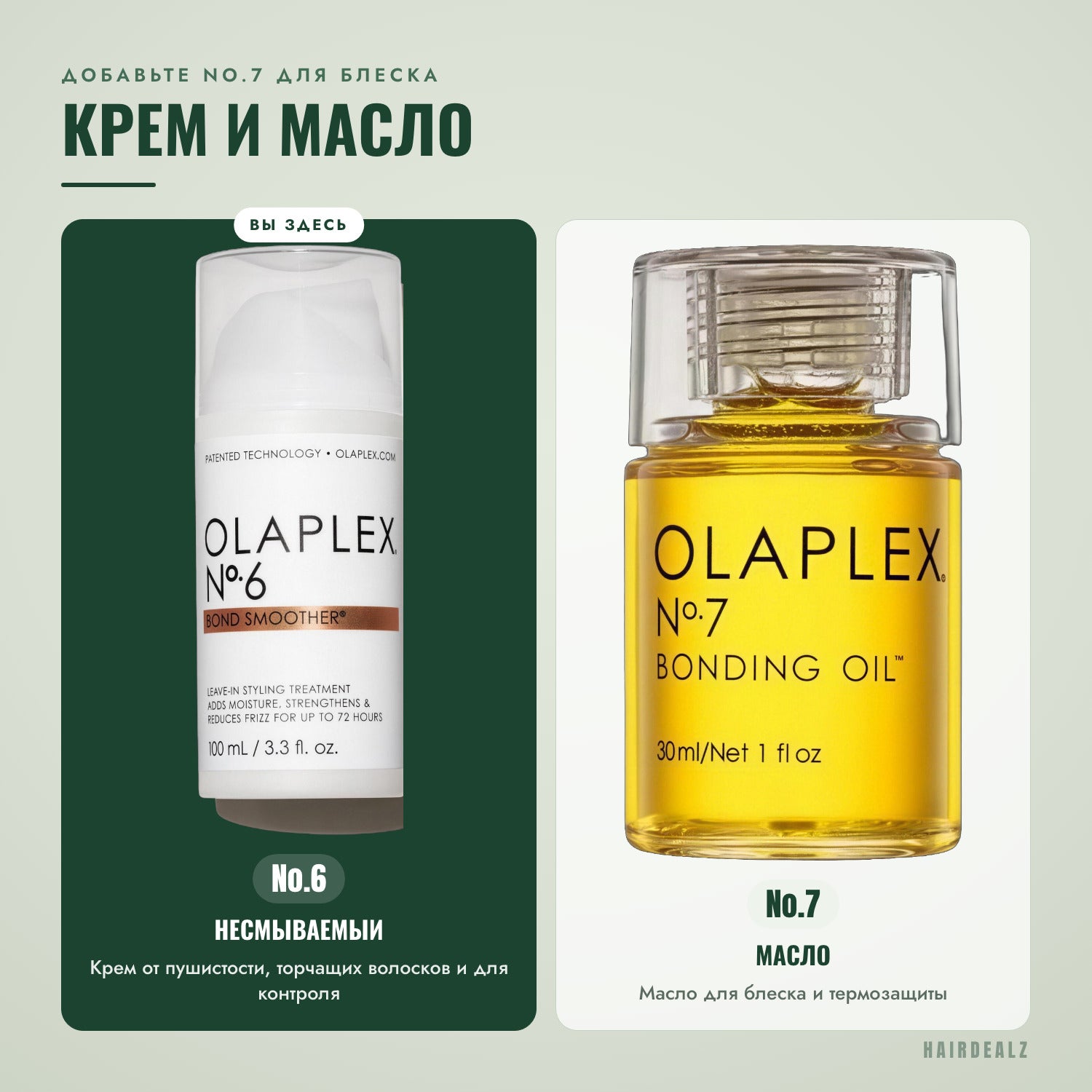 С каким средством Olaplex сочетать Olaplex No.6