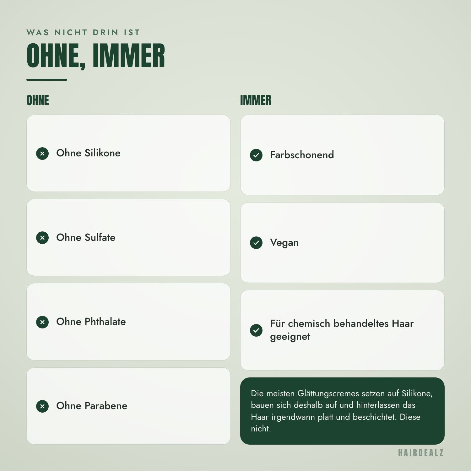 Was in Olaplex No.6 nicht enthalten ist