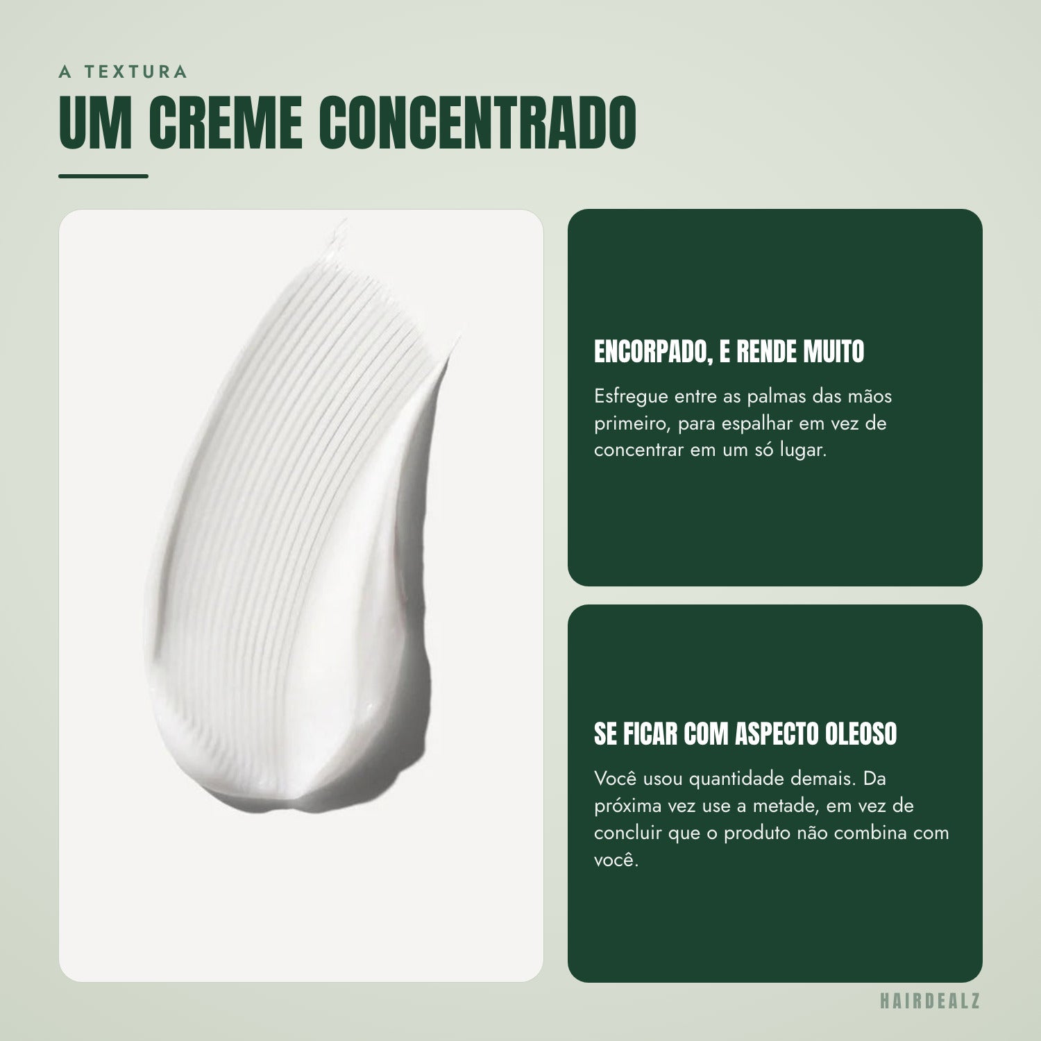 A textura do Olaplex No.6