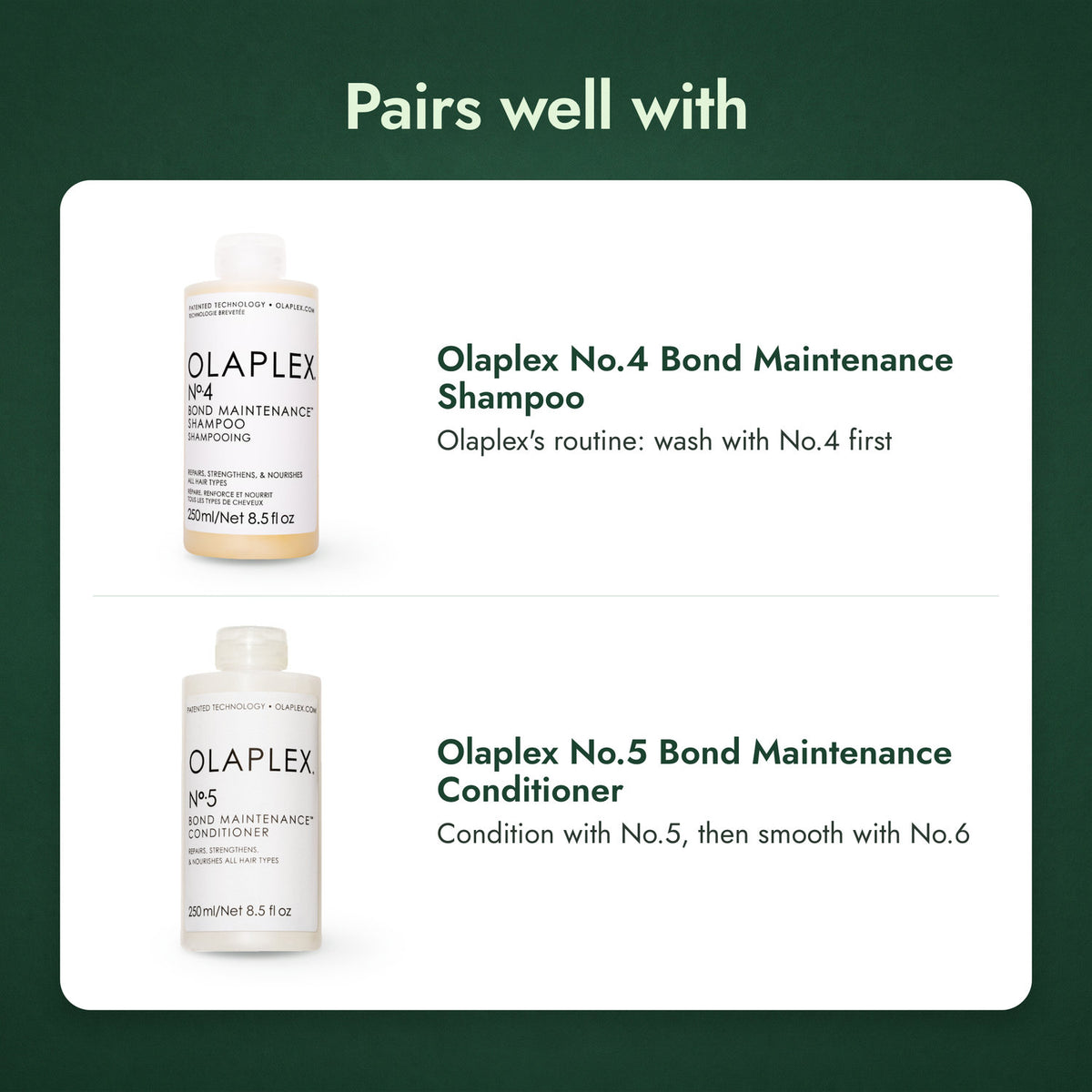 Olaplex No.6 Bond Smoother: free gifts and what goes with it