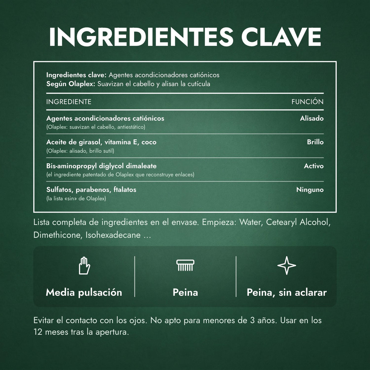 Ingredientes clave: Olaplex No.6 Bond Smoother