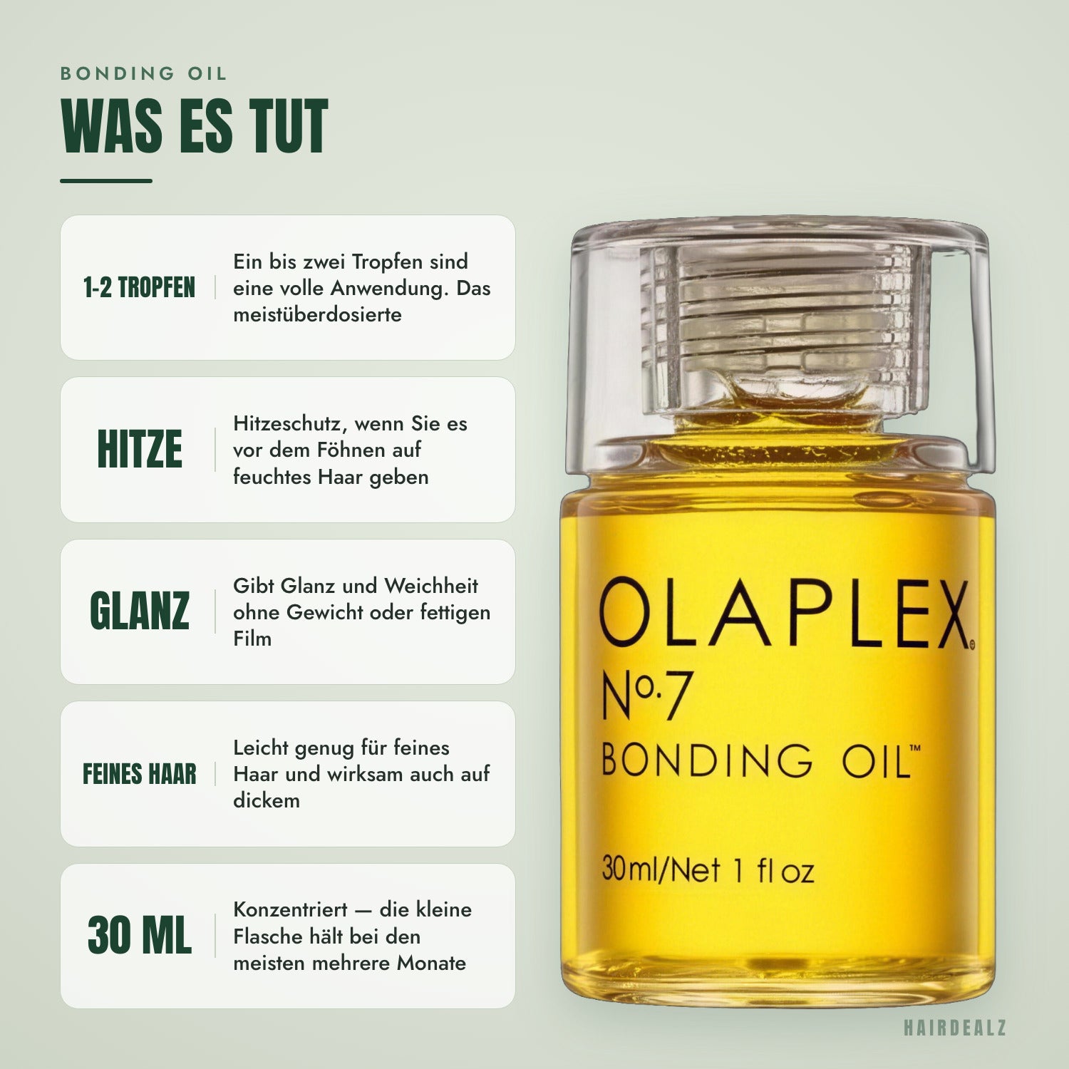Was Olaplex No.7 tut