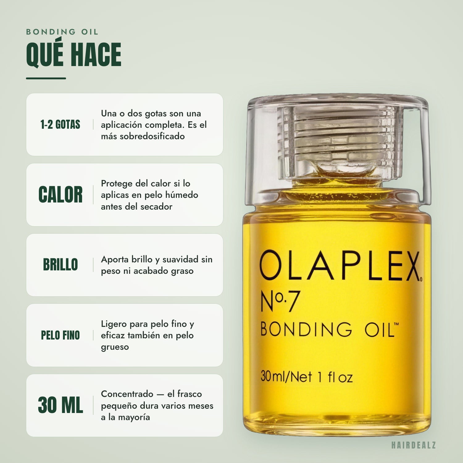 Qué hace Olaplex No.7